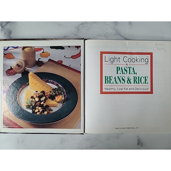 Light Cooking Pasta, Beans & Rice Hardcover - Picture 2 of 10